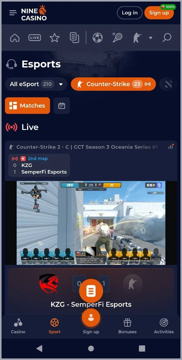 Top esports events to watch live at NineCasino